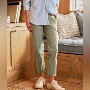 Frank & Eileen Sage Green Cropped Pants